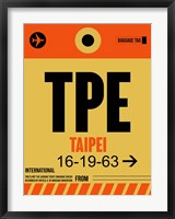 TPE Taipei Luggage Tag 2 Fine Art Print
