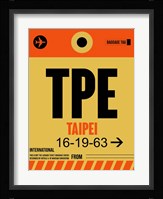 TPE Taipei Luggage Tag 2 Fine Art Print