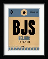 BJS Beijing Luggage Tag 2 Fine Art Print