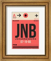 JNB Johannesburg Luggage Tag 2 Fine Art Print