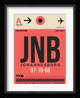 JNB Johannesburg Luggage Tag 2 Fine Art Print
