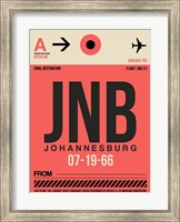 JNB Johannesburg Luggage Tag 2 Fine Art Print