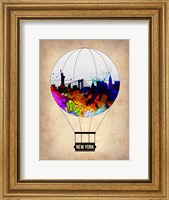 New York Air Balloon Fine Art Print
