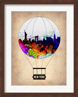 New York Air Balloon Fine Art Print