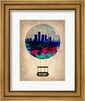 Detroit  Air Balloon Fine Art Print