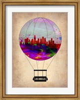 Los Angeles Air Balloon 2 Fine Art Print