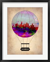 Los Angeles Air Balloon 2 Fine Art Print