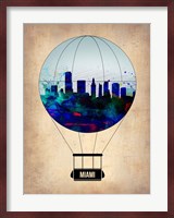 Miami Air Balloon Fine Art Print