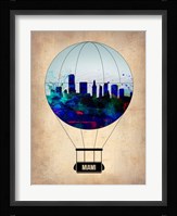 Miami Air Balloon Fine Art Print