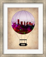 Miami Air Balloon 2 Fine Art Print