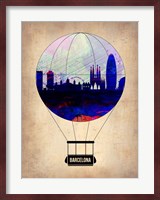 Barcelona Air Balloon Fine Art Print
