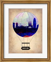 Barcelona Air Balloon Fine Art Print