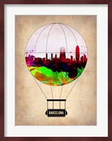 Barcelona Air Balloon 2 Fine Art Print
