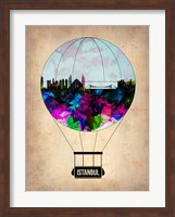 Istanbul Air Balloon Fine Art Print