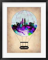 Kuala Lumpur Air Balloon Fine Art Print