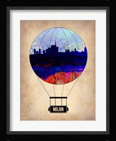 Milan Air Balloon Fine Art Print