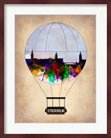 Stockholm Air Balloon Fine Art Print