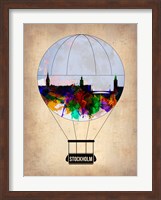 Stockholm Air Balloon Fine Art Print