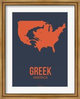 Greek America 3 Fine Art Print