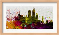 Boston City Skyline Fine Art Print