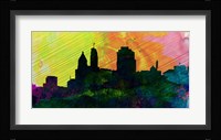 Cincinnati City Skyline Framed Print