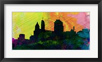 Cincinnati City Skyline Framed Print