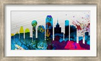 Dallas City Skyline Fine Art Print