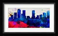 Denver City Skyline Fine Art Print