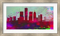 Detroit City Skyline Fine Art Print