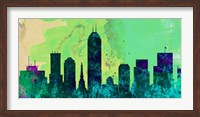 Indianapolis City Skyline Fine Art Print