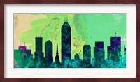 Indianapolis City Skyline Fine Art Print