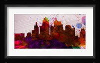Kansas City Skyline Framed Print