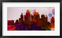 Kansas City Skyline Framed Print