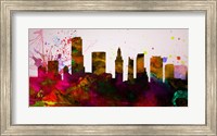 Miami City Skyline Fine Art Print