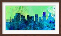 Portland City Skyline Fine Art Print