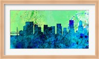 Portland City Skyline Fine Art Print