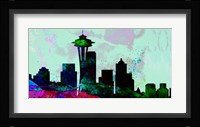 Seattle City Skyline Fine Art Print