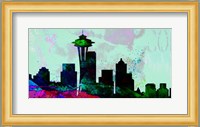 Seattle City Skyline Fine Art Print