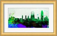 Barcelona City Skyline Fine Art Print