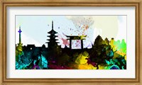 Kyoto City Skyline Fine Art Print
