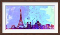 Paris City Skyline Fine Art Print