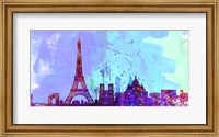 Paris City Skyline Fine Art Print