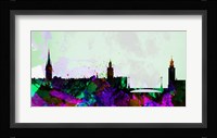 Stockholm City Skyline Fine Art Print