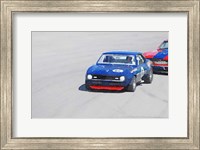 Chevy Camaro on Race Track Fine Art Print