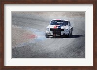 Mustang on Race Track Fine Art Print