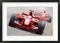 Ferrari F1 Race Framed Print