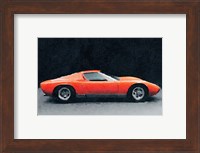 1971 Lamborghini Miura P400 S Fine Art Print