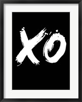 XO Black Fine Art Print