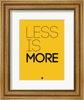 Less Is More Yellow Fine Art Print