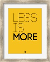 Less Is More Yellow Fine Art Print